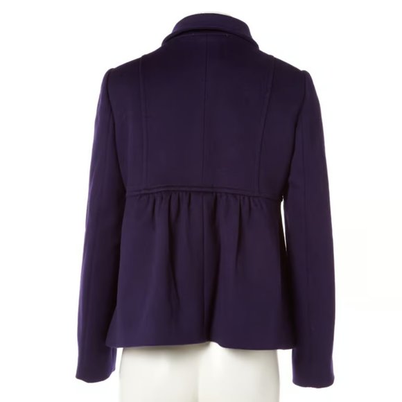 Cashmere Armani Coat | Size 8 | Purple coat - Picture 3 of 12